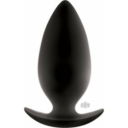 Renegade Spades Large Black Butt Plug - Model RS-1001 - Unisex Anal Pleasure Toy - Adult Naughty Store