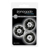 Renegade Dyno Rings Black 3 Pack - Vibrant Versatility for Sensational Pleasure - Adult Naughty Store