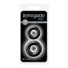 Renegade Double Stack Black Cock Rings - The Ultimate Performance Enhancers for Intimate Pleasure