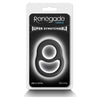 Renegade Cradle Black - Stretchy Pleasure Enhancing Cock Ring for Men - Model RC-500 - Intensify Your Sensations and Last Longer - Adult Naughty Store