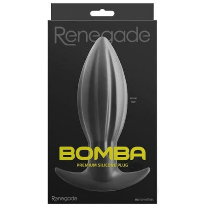 Renegade Bomba Large Black Silicone Expandable Anal Plug - Model RB-1001 - Unisex Pleasure - Adult Naughty Store