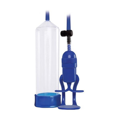 Renegade Bolero Pump Blue Acrylic Cylinder - Powerful Penis Pump for Men, Enhances Performance, Track Progress, Blue Color