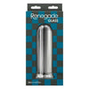 Renegade Glass Rook Clear - Oversized Borosilicate Glass Anal Plug for Experienced Adventurous Men and Women - Model RG-001 - Clear - Adult Naughty Store