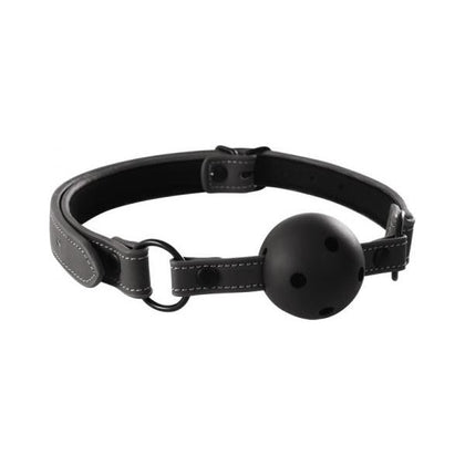 Renegade Bondage Ball Gag Black O-S: The Ultimate Dominant's Delight for Sensual Submission - Adult Naughty Store