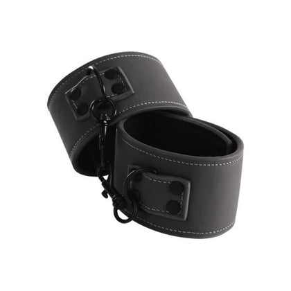 Renegade Bondage Wrist Cuff Black - The Ultimate Masculine BDSM Accessory for Dominant Play and Sensual Submission - Adult Naughty Store