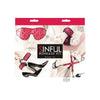 Sinful Bondage Kit - Pink: The Ultimate BDSM Experience for All Genders, Featuring Wrist and Ankle Cuffs, Hogtie, Blindfold - Model SBK-001