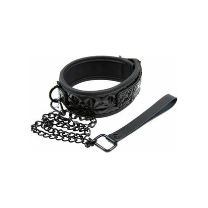 Sinful Collar Black - Premium Neoprene Adjustable BDSM Collar for Comfortable and Stylish Play - Model SCB-001 - Unisex - Neck Restraint for Sensual Exploration and Power Play - Black