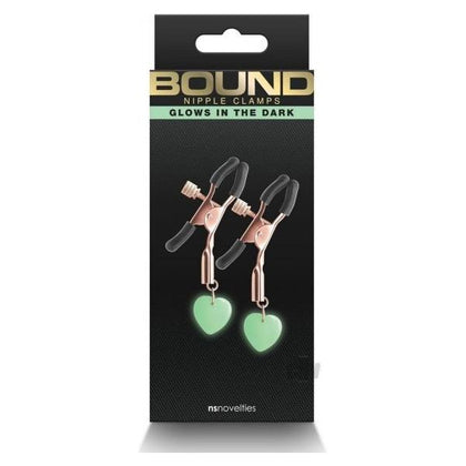 Bound G3 Gitd Rose Gold Adjustable Nipple Clamps - Erotic Sensations for All Genders, Intensify Pleasure in Style