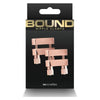 Bound Nipple Clamps V1 Rose Gold: Premium Metal Adjustable Nipple Clamps for Exquisite Stimulation and Sensual Pleasure - Unleash Your Desires with Bound's V1 Model - Suitable for All Genders - Adult Naughty Store