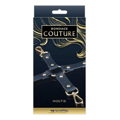 NS Novelties Bondage Couture Hog Tie Blue - Ultimate Bedroom Accessory for Exquisite Pleasure