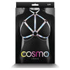 Cosmo Chest Harness Crave Sm-md Rainbow - Stylish, Adjustable Strap Chest Harness for Alluring Pleasure - Adult Naughty Store