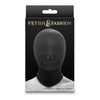 Fetish and Fashion's Nylon Zippered Mouth Hood - Model ZM-001 - Unisex Masturbation Accessory for Sensory Deprivation and BDSM Play - Black - Adult Naughty Store