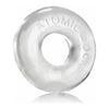 Introducing the Clear Skin-Flex TPR Do-Nut 2 Large Cock Ring for Enhanced Pleasure and Performance - Adult Naughty Store