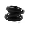 Atomic Jock Z-Balls Z-Shaped Ballstretcher Cockring - Model ZSBCR-001 - Male - Intense Pleasure - Black - Adult Naughty Store