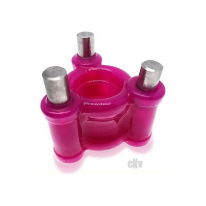 Oxballs Flextpr HeavySqueeze Hot Pink Weighted Ballstretcher for Men - Model HS-300 - Intense Pleasure and Sensation Enhancement - Adult Naughty Store