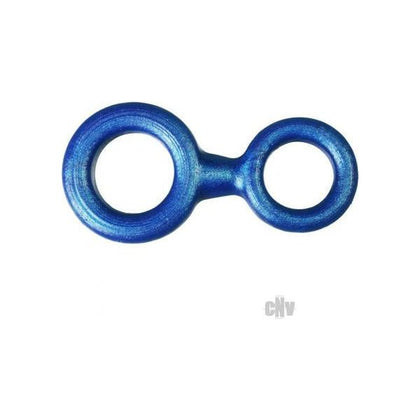 Oxballs 8 Ball Cock and Ball Ring Blue - Silicone Male Sex Toy for Enhanced Pleasure