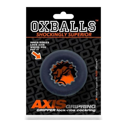 AXIS Rib Griphold Cockring Black Ice - Intensify Pleasure for Him
