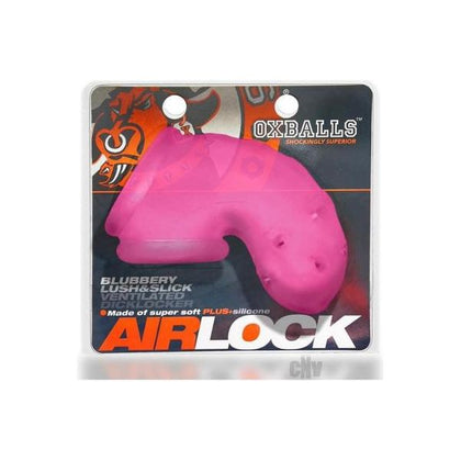 Airlock Pink Ice Chastity Bulger Cage - Model AL-12, Unisex, Pleasure for All, Vibrant Pink