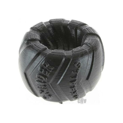 Oxballs Grinder 1 Small Black Silicone Ball Stretcher for Men's Scrotum Pleasure