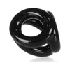 Oxballs Atomic Jock Tri-Sport 3 Ring Sling Cockring Black: The Ultimate Pleasure Enhancer for Men - Adult Naughty Store