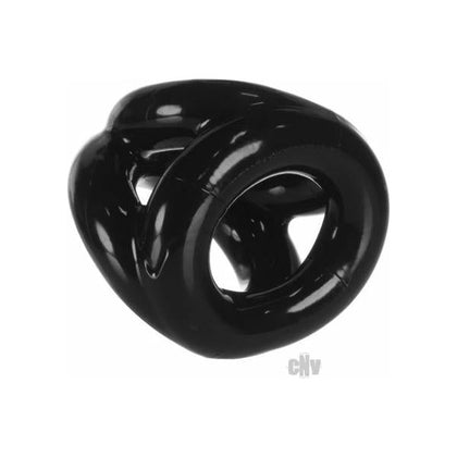 Oxballs Atomic Jock Tri-Sport 3 Ring Sling Cockring Black: The Ultimate Pleasure Enhancer for Men