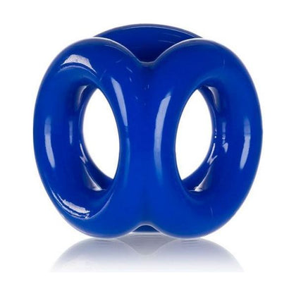 Atomic Jock Tri-Sport 3 Ring Sling Police Blue - Innovative Cock Ring for Enhanced Pleasure and Performance