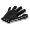 Oxballs Finger F*ck Textured Glove - Ultimate Hole Explorer for Him - Black, Flex-TPR, Sizes 2.25-4 inches - Adult Naughty Store