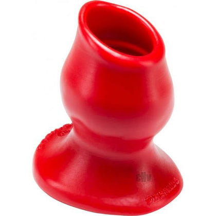 Oxballs Pig Hole 3 Large Red Butt Plug - Intense Pleasure for All Genders in a Vibrant Red Hue