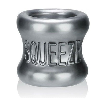 Oxballs Squeeze Ball Stretcher - Steel Silver - Model SBS-001 - Unisex - Enhances Pleasure in the Genital Area - Adult Naughty Store