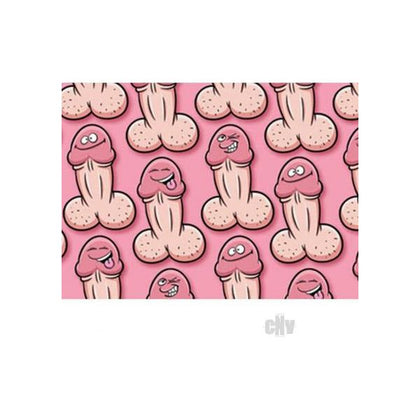 Willy Pecker Gift Wrap - Hilarious Adult Novelty Wrapping Paper for Pranks and Gag Gifts