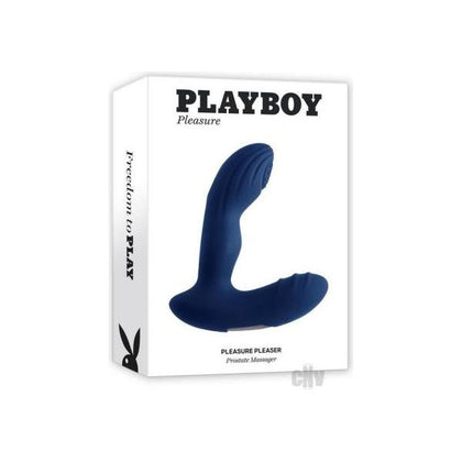 Introducing the Pleasure Pleaser Blue Tapping Prostate Massager - Model PB-001: The Ultimate Pleasure Experience