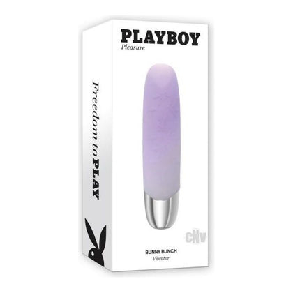 Playboy Pb Bunny Bunch Purple Bullet Vibrator PB-1001 for Women: Targeted Pleasure, Submersible Luxury in Opal to White Gradient - Adult Naughty Store