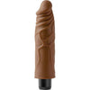 Realistic Pleasure: Real Feel Lifelike Toyz No. 1 Brown Vibrator for Sensual Delights - Adult Naughty Store