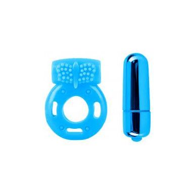 Introducing the Neon Vibrating Couples Kit Blue - The Ultimate Pleasure Experience for Couples