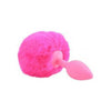 Neon Bunny Tail Plug Pink - Silicone Anal Plug for Beginners - Model NBTP-001 - Unisex Pleasure Toy - Adult Naughty Store