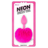 Neon Bunny Tail Plug Pink - Silicone Anal Plug for Beginners - Model NBTP-001 - Unisex Pleasure Toy - Adult Naughty Store