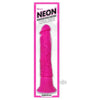 Neon Luv Touch Wall Banger Pink Vibrating Dildo - Adult Naughty Store