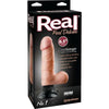 Real Pleasure Deluxe No 1 6.5 Inches Beige Vibrating Dildo for Lifelike Sensations and Intense Orgasms - Adult Naughty Store