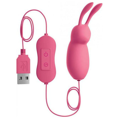 OMG Bullets #CUTE USB Powered Bullet Vibrator Pink - Adult Naughty Store