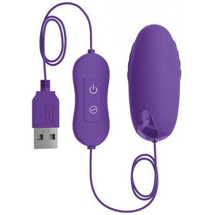 Introducing the OMG Pleasure USB Powered Bullet Vibrator Purple - Model X23: The Ultimate Pleasure Companion for Enhanced Sensations! - Adult Naughty Store