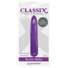 Classix Vibrating Rocket Bullet Vibe - Model X123 - Unisex - Intense Clitoral Stimulation - Purple - Adult Naughty Store