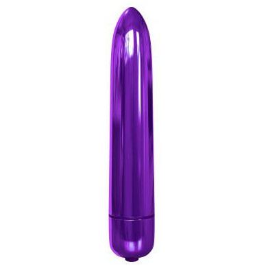 Classix Vibrating Rocket Bullet Vibe - Model X123 - Unisex - Intense Clitoral Stimulation - Purple - Adult Naughty Store