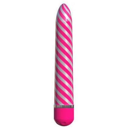 Classix Sweet Swirl Vibrator - Slimline Metallic Spiral Pleasure Toy for Women - Model SS-8P - Pink