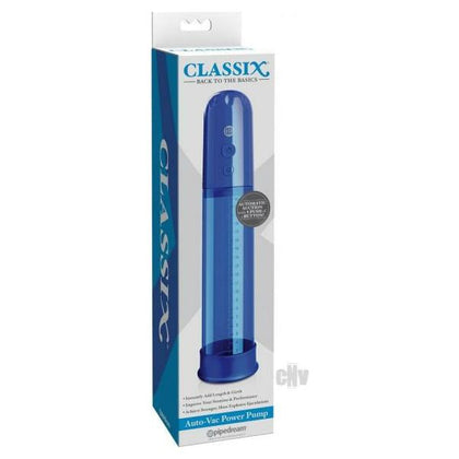 Classix Auto-Vac Power Pump Blue - The Ultimate Hands-Free Enlargement Experience for Men