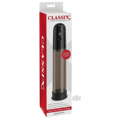 Classix Auto-Vac Power Pump Black - The Ultimate Hands-Free Enlargement Solution for Men