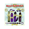 Regal Pleasure Collection: Royal Rabbit Kit - Silver Multi-Speed Vibe, Sleeves, Dong, Cockring, Anal Beads, Thrill Balls - Purple