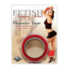 Fetish Fantasy Pleasure Tape Red - Non-Sticky Bondage Tape for Sensual Binding and Pleasure - Model PT-1001 - Unisex - Versatile BDSM Toy for Erotic Play