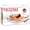 Fetish Fantasy Cuff And Tether Set Black - Ultimate Control for Bondage Play, Model X123, Unisex, Full Body Restraint, Black - Adult Naughty Store