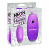 Neon Luv Touch 5-Function Bullet Vibrator - Model NLB-225P - Female - Clitoral Stimulation - Purple - Adult Naughty Store