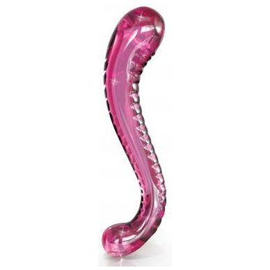 Introducing the Exquisite Icicles No. 69 Pink Glass Massager: A Luxurious Pleasure Wand for Unforgettable Moments - Adult Naughty Store